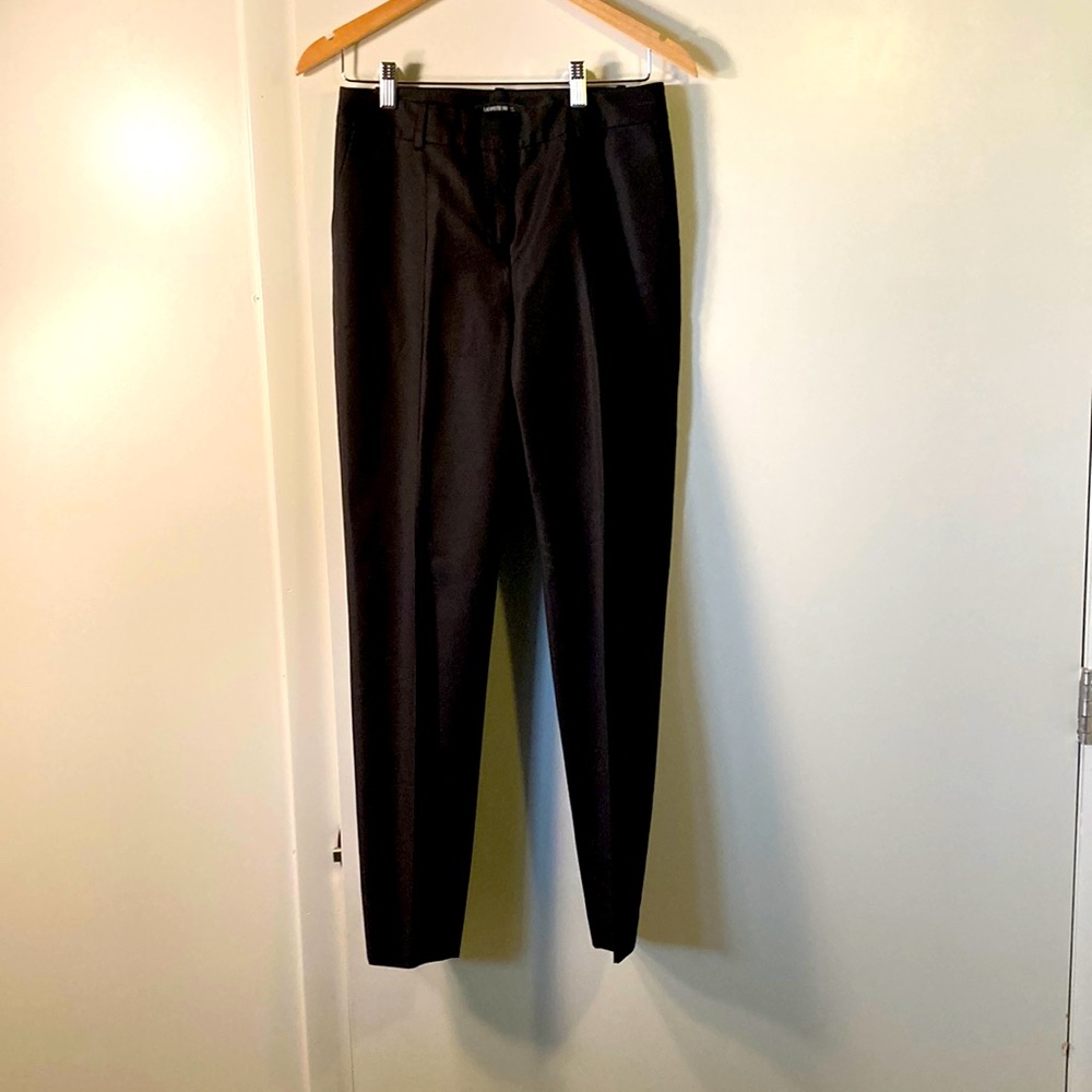Lafayette 148 straight leg black pants, size 4